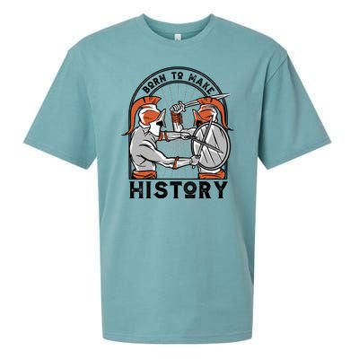 Born To Make History Spartan Sueded Cloud Jersey T-Shirt