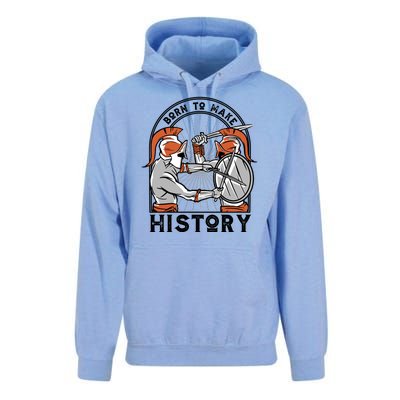 Born To Make History Spartan Unisex Surf Hoodie