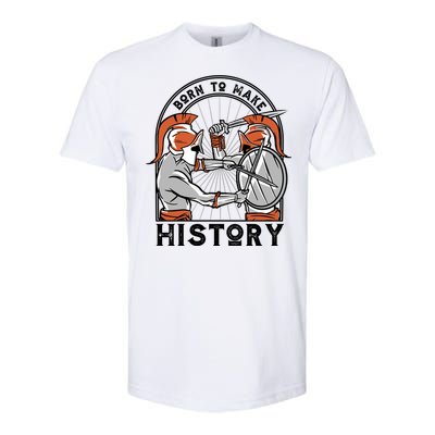 Born To Make History Spartan Softstyle CVC T-Shirt