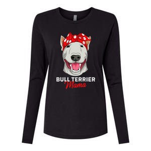 Bull Terrier Mama Bully Dog Mom Mothers Day Gift Womens Cotton Relaxed Long Sleeve T-Shirt