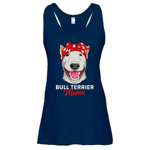 Bull Terrier Mama Bully Dog Mom Mothers Day Gift Ladies Essential Flowy Tank