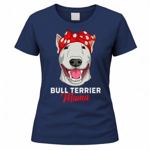 Bull Terrier Mama Bully Dog Mom Mothers Day Gift Women's T-Shirt