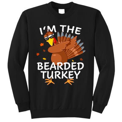 Bearded Turkey Matching Outfit Thanksgiving Pajamas Sweatshirt