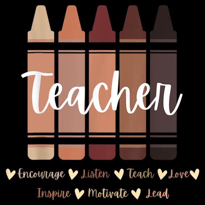 Black Teacher Melanin Crayons, Black History Month 16 in Basic Backpack
