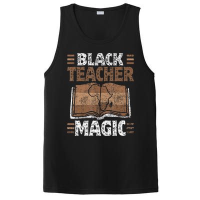 Black Teacher Magic Melanin Pride Black History Month PosiCharge Competitor Tank