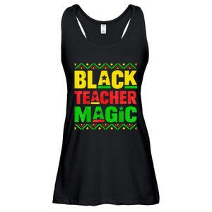 Black Teacher Magic Teacher Black History Month Ladies Essential Flowy Tank