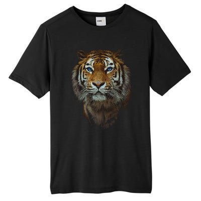 Bengal Tiger Meaningful Gift Endangered Wildlife Lover Big Cat Gift Tall Fusion ChromaSoft Performance T-Shirt