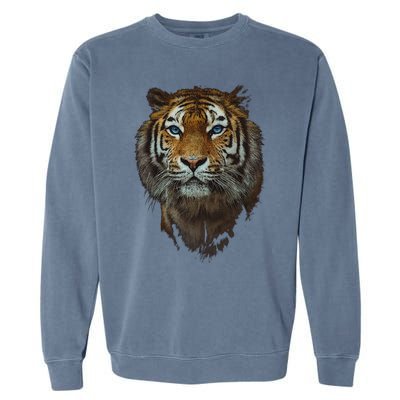 Bengal Tiger Meaningful Gift Endangered Wildlife Lover Big Cat Gift Garment-Dyed Sweatshirt