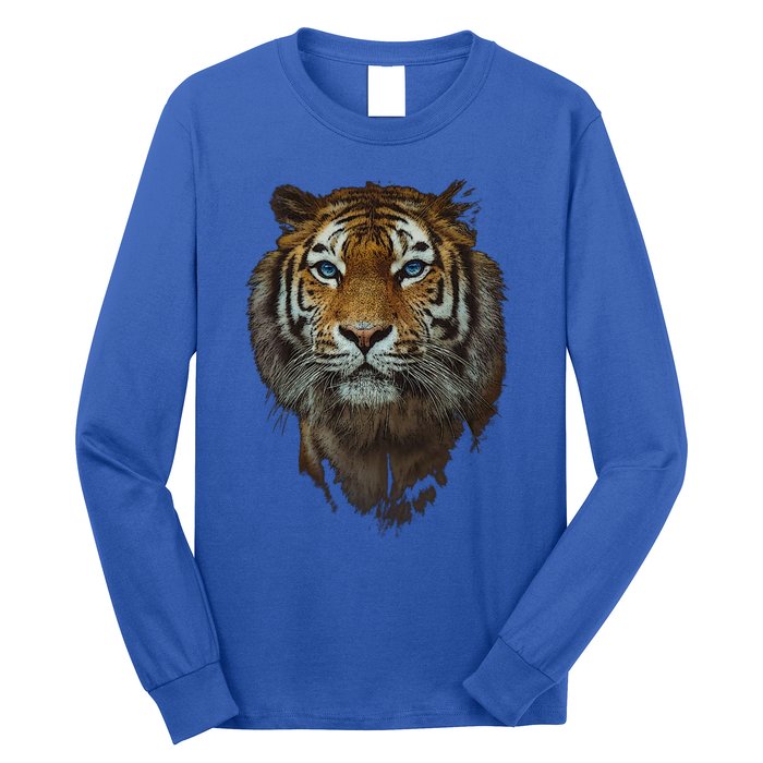 Bengal Tiger Meaningful Gift Endangered Wildlife Lover Big Cat Gift Long Sleeve Shirt