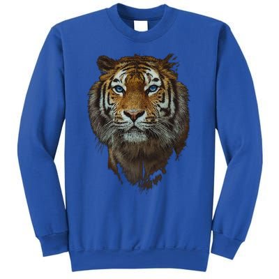 Bengal Tiger Meaningful Gift Endangered Wildlife Lover Big Cat Gift Sweatshirt