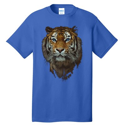 Bengal Tiger Meaningful Gift Endangered Wildlife Lover Big Cat Gift Tall T-Shirt