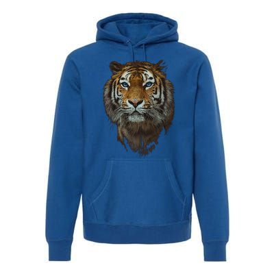 Bengal Tiger Meaningful Gift Endangered Wildlife Lover Big Cat Gift Premium Hoodie