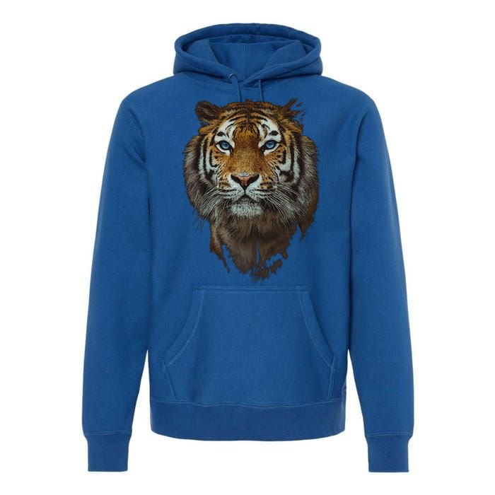 Bengal Tiger Meaningful Gift Endangered Wildlife Lover Big Cat Gift Premium Hoodie