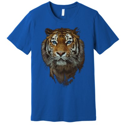 Bengal Tiger Meaningful Gift Endangered Wildlife Lover Big Cat Gift Premium T-Shirt