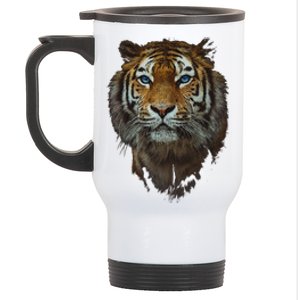 Bengal Tiger Meaningful Gift Endangered Wildlife Lover Big Cat Gift Stainless Steel Travel Mug