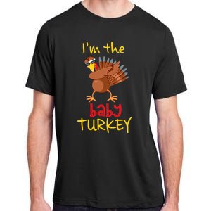 Baby Turkey Matching Family Group Thanksgiving Party Adult ChromaSoft Performance T-Shirt