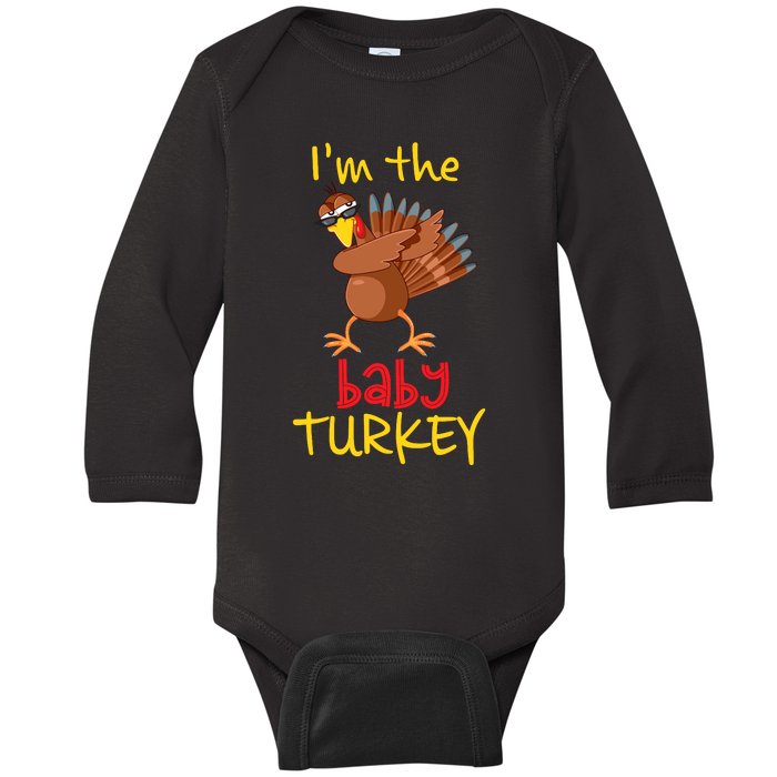 Baby Turkey Matching Family Group Thanksgiving Party Baby Long Sleeve Bodysuit