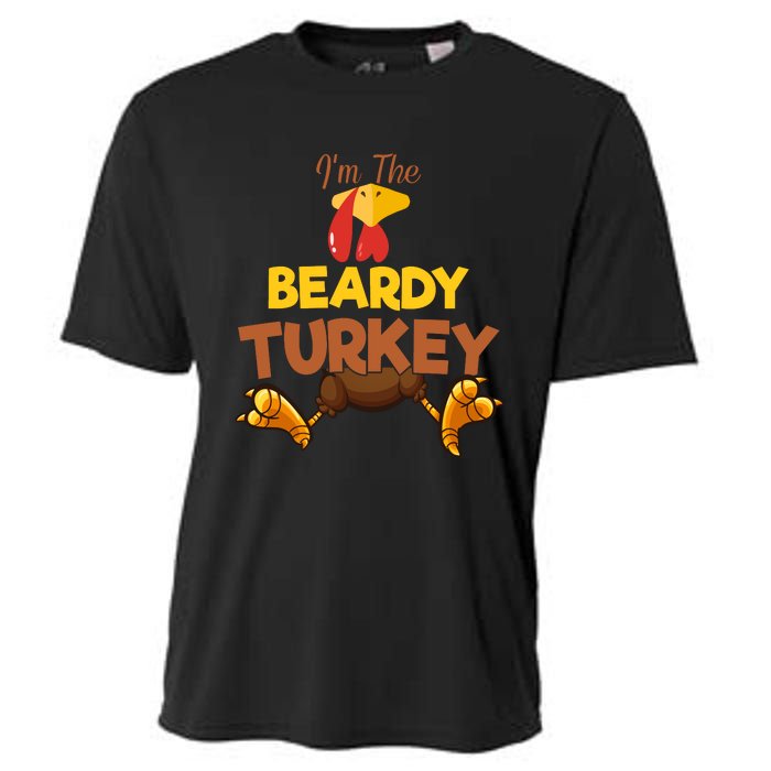 Beardy Turkey Matching Family Group Thanksgiving Gifts  Cooling Performance Crew T-Shirt