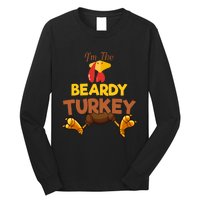 Beardy Turkey Matching Family Group Thanksgiving Gifts  Long Sleeve Shirt