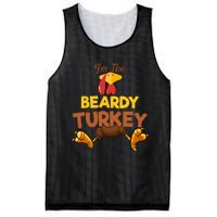 Beardy Turkey Matching Family Group Thanksgiving Gifts  Mesh Reversible Basketball Jersey Tank