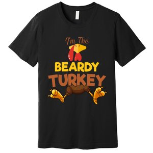 Beardy Turkey Matching Family Group Thanksgiving Gifts  Premium T-Shirt