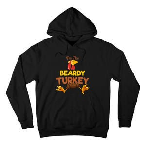 Beardy Turkey Matching Family Group Thanksgiving Gifts  Tall Hoodie