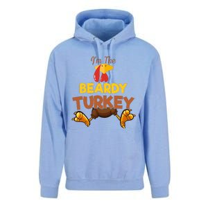 Beardy Turkey Matching Family Group Thanksgiving Gifts  Unisex Surf Hoodie