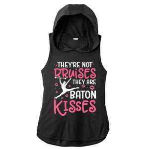 Baton Twirler Majorette Twirling Dance Baton Gymnastics Ladies PosiCharge Tri-Blend Wicking Draft Hoodie Tank