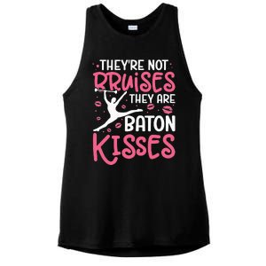 Baton Twirler Majorette Twirling Dance Baton Gymnastics Ladies PosiCharge Tri-Blend Wicking Tank