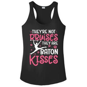 Baton Twirler Majorette Twirling Dance Baton Gymnastics Ladies PosiCharge Competitor Racerback Tank