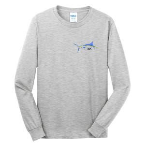 Bevel Tuna Marlin Tall Long Sleeve T-Shirt