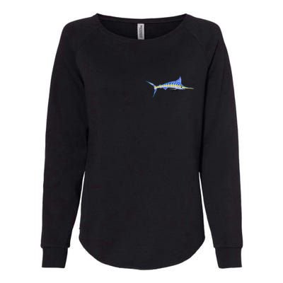 Bevel Tuna Marlin Womens California Wash Sweatshirt