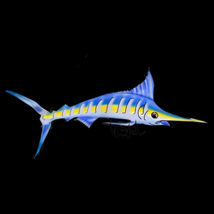 Bevel Tuna Marlin Baby Bodysuit