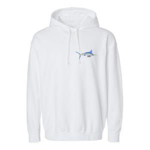 Bevel Tuna Marlin Garment-Dyed Fleece Hoodie