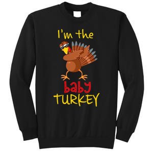 Baby Turkey Matching Family Group Thanksgiving Party Sweatshirt