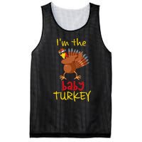 Baby Turkey Matching Family Group Thanksgiving Party Mesh Reversible Basketball Jersey Tank