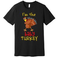 Baby Turkey Matching Family Group Thanksgiving Party Premium T-Shirt