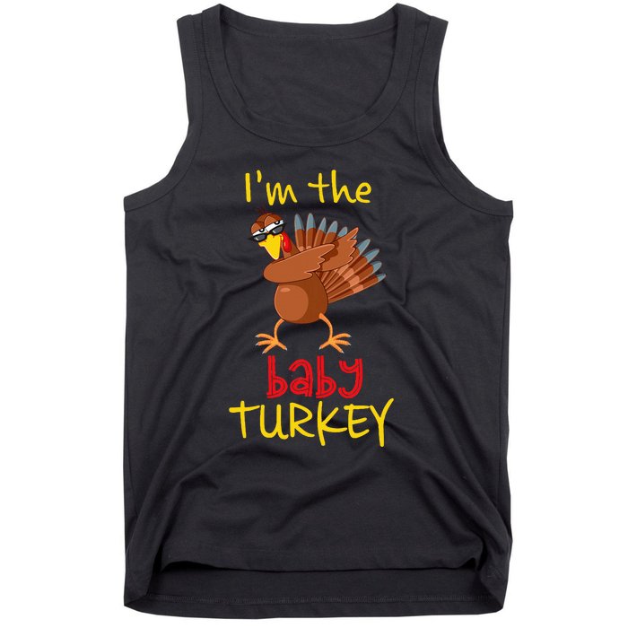 Baby Turkey Matching Family Group Thanksgiving Party Tank Top