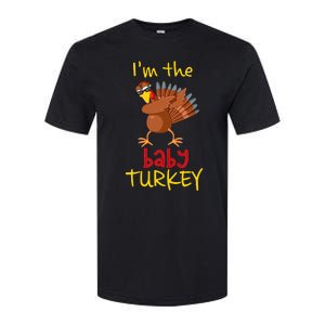 Baby Turkey Matching Family Group Thanksgiving Party Softstyle CVC T-Shirt