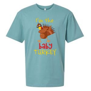 Baby Turkey Matching Family Group Thanksgiving Party Sueded Cloud Jersey T-Shirt