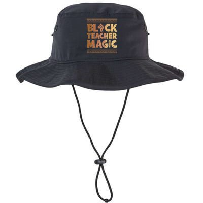 Black Teacher Magic African Black History Month Juneteenth Legacy Cool Fit Booney Bucket Hat