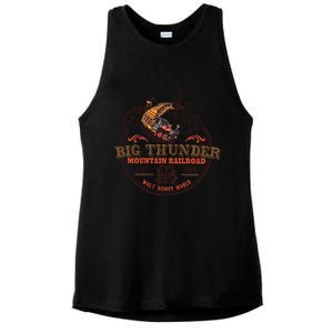 Big Thunder Mountain Railroad Est 1980 Ladies PosiCharge Tri-Blend Wicking Tank