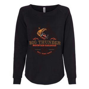 Big Thunder Mountain Railroad Est 1980 Womens California Wash Sweatshirt