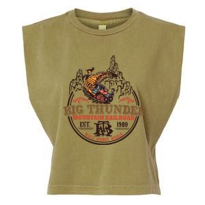 Big Thunder Mountain Railroad Est 1980 Garment-Dyed Women's Muscle Tee