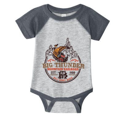 Big Thunder Mountain Railroad Est 1980 Infant Baby Jersey Bodysuit