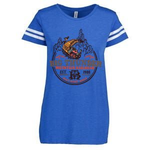 Big Thunder Mountain Railroad Est 1980 Enza Ladies Jersey Football T-Shirt