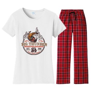 Big Thunder Mountain Railroad Est 1980 Women's Flannel Pajama Set