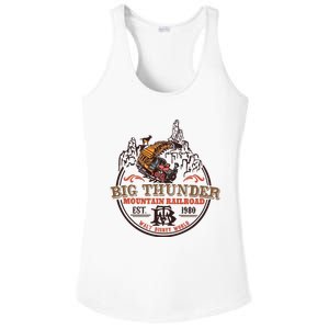 Big Thunder Mountain Railroad Est 1980 Ladies PosiCharge Competitor Racerback Tank