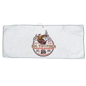 Big Thunder Mountain Railroad Est 1980 Large Microfiber Waffle Golf Towel