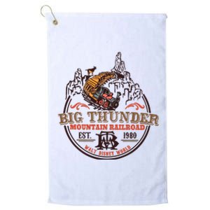 Big Thunder Mountain Railroad Est 1980 Platinum Collection Golf Towel